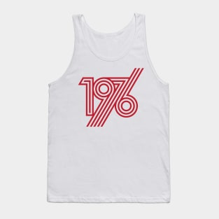 1976 style 70`s red line Tank Top